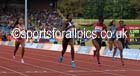 Christine Ohuruogu wins the womens 400 metres at the Sainsbury's Birmingham Grand Prix. Photos: David T. Hewitson/Sports for All Pics